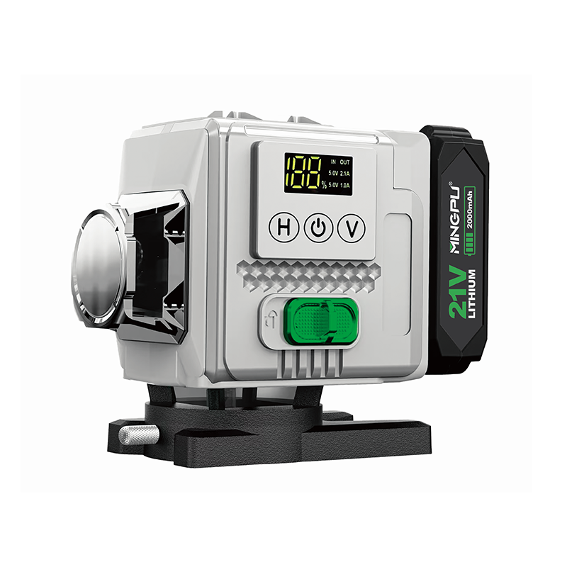 Laser Cấp độ tự san lấp 3x360 °, tia laser chéo màu xanh lá cây 3D để xây dựng và treo hình ảnh