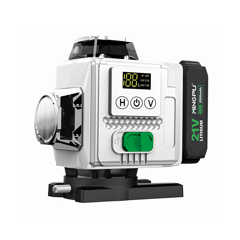 Mức độ laser mặt phẳng màu xanh lá cây có thể sạc lại với hộp đựng cứng